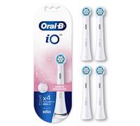 Shein Paquete de 4 cabezales de repuesto para cepillo de dientes giratorio, cabezales de cepillo de repuesto originales Oral- B iO de limpieza suave en blan