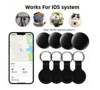 Shein Paquete de 4 etiquetas inteligentes A-Tracker, rastreadores inalámbricos de billetera, compatibles con la aplicación Find My de (solo iOS, no para And