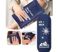 Shein Paquete de gel reutilizable, compresa de frío y calor congelable, paquete de hielo profesional, bolsa enfriadora portátil para exteriores y viajes par