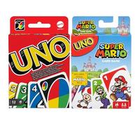 Shein Paquete de juego de cartas UNO de Mattel: Super Mario, Minecraft, Harry Potter, Transformers, No Mercy y versiones Flip - 6 mazos temáticos oficiales