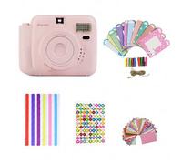 Shein Paquete de regalo de cámara instantánea Popoto para tomar fotos a color en un minuto para películas Mini11/12, excelente para regalos de cumpleaños pa