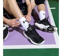 Shein Par de calcetines cortos, finos, cómodos y transpirables para entrenamiento de baloncesto, deportes y fitness para hombres y mujeres UnderArmour 22610