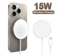 Shein Para MagSafe 15W Original Cargador inalámbrico magnético de carga rápida compatible con iPhone 15 14 13 12 11 Pro Max Mini X XR XS SE Cable cargador U