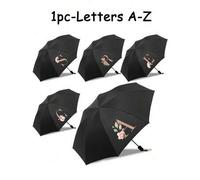 Shein Paraguas de sol, paraguas plegable, esencial de viaje, paraguas de doble uso para sol y lluvia, protección UV, tela reforzada, unisex, a prueba de vie