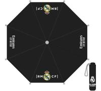 Shein Paraguas Infantil Real Madrid Funcional Para el Sol - Parasol para Niños y Adolescentes, Licencia Oficial del Club - Paraguas Deportivo, Ligero y Segu