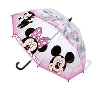 Shein Paraguas Minnie Mouse Friends Make Me Happy Transparente Niña Entrega 24/48 Horas - Envío Desde España