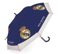 Shein Paraguas Real Madrid Azul Marino Y Blanco Escudos 95 Cm Entrega 24/48 Horas - Envío Desde España