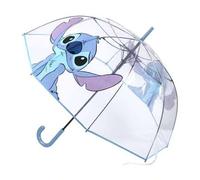 Shein Paraguas Stitch Adultos, 87 cm, Transparente, EVA, Forma de Burbuja, Manual, Licencia 100% Original, Kiglam. Envios 24-48 horas