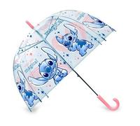 Shein Paraguas Stitch Infantil Transparente, Forma de Campana ,46 Cm, Manual, Licencia 100% Original, Kiglam. Envios 24-48 horas