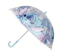 Shein Paraguas Stitch Infantil, Transparente, Manual, Poe Burbuja, Licencia 100% Original, Kiglam. Envios 24-48 horas
