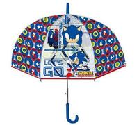 Shein Paraguas Transparente Sonic Lets Go Manual Entrega 24/48 Horas - Envío Desde España