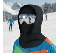 Shein Pasamontañas de Felpa para el Invierno - Gorro Calentador de Cuello y Máscara Facial Combinada para Hombres y Mujeres, Máscara Térmica a Prueba de Vie
