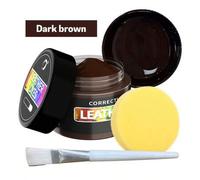 Shein Pasta de color marrón oscuro a base de agua para combinar, para renovar, colorear y reparar zapatos, sofás y bolsos.