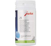Shein Pastillas de limpieza Jura de 2 fases para cafeteras automáticas (25 pastillas)