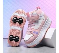 Shein Patines de ruedas de 2 en 1 de moda, ligeros y transpirables con función desmontable, aptos para interiores y exteriores, para todas las estaciones