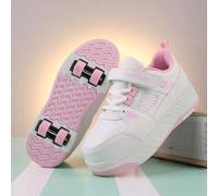 Shein Patines de ruedas de 4 ruedas minimalistas para adolescentes, diseño desmontable para patinar y caminar, patines en línea para deportes al aire libre,