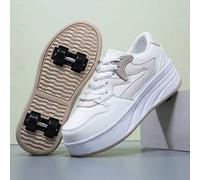 Shein Patines en lÃnea de moda para niños y niñas, patines 2 en 1 desmontables para deportes al aire libre, versátiles y elegantes, modelo unisex para n