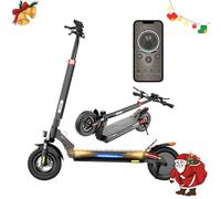 Shein Patinete eléctrico plegable iScooter iX3, neumáticos todoterreno sin cámara de 10 pulgadas, motor de 800W, batería de 10Ah, velocidad máxima de 40 km/