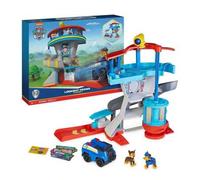 Shein PATRULLA CANINA - CENTRO DE MANDO PATRULLA CANINA - Torre de Control con Lanzador de Coches + 1 Coche Patrulla Canina de Policía, 2 Figuras de Chase