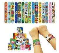 Shein Paw Patrol 1/12/24 piezas Pulseras de fiesta de cumpleaños de Paw Patrol, brazaletes decorativos para fiestas, decoraciones y regalos de fiesta de cum
