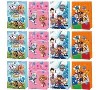 Shein Paw Patrol 6 piezas Bolsas de papel con tema de Halloween de Paw Patrol, suministros de decoración para fiestas de cumpleaños y vacaciones de niños, b