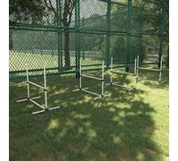 Shein PawHut Set de Entrenamiento de Agilidad para Perros Mascotas 4 Piezas Obstáculos Vallas de Salto con Altura Ajustable y Bolsa de Transporte para Exte