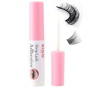 Shein Pegamento para extensiones de pestañas Kiss Eyedor, de larga duración de 48 horas, resistente al agua y sin látex, transparente, no irritante, de seca