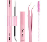 Shein Pegamento y sellador, removedor, 10ml pegamento individual para pestañas postizas y sellador, aplicador de pestañas, pegamento y sellador 2 en 1 para