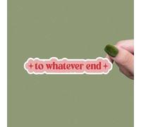 Shein Pegatina "hasta el final" de Aelin y Rowan - Inspirada en el Trono de Cristal, calcomanía romántica de fantasía para suministros de oficina diarios, p