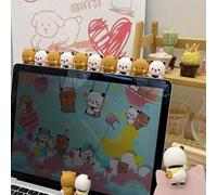 Shein Pegatinas de personajes de dibujos animados, lindos Yier Bubu Dudu Oso y Panda - Adecuado para decorar teléfonos, tabletas, pantallas de computadora,
