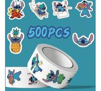Shein Pegatinas de Stitch de Disney, pegatinas decorativas de dibujos animados lindos y divertidos para envolver regalos de fiesta, papelerÃa, cuadernos, t
