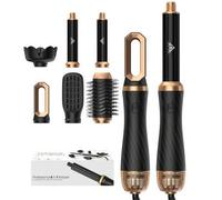 Shein Peinador de aire 6 en 1, secador de pelo iónico, peinador multifuncional, cepillo de aire caliente profesional, rizador automático, plancha de pelo pa