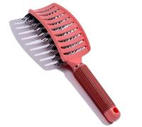 Shein Peine de crin rojo, peine de gran tamaño, cepillo de pelo, cepillo, peine, herramientas para el cabello, productos y accesorios para el cabello para b