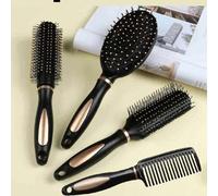 Shein Peine de plástico, cepillo para el cabello, cepillo de masaje, cepillo secador de pelo para cabello grueso/rizado//largo/corto, adecuado para mujeres