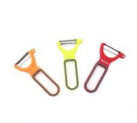 Shein Pelador de Verduras en Dentado Recto y en Juliana Multifunción Frutas 3 cuchillas Acero Inoxidable Herramienta ideal para su Cocina