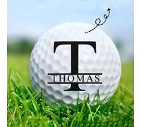 Shein Pelotas de golf personalizadas, pelotas de golf de doble capa para práctica interior y exterior, accesorios de golf personalizados, regalo personaliza