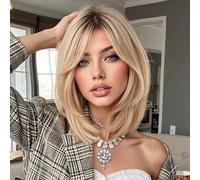 Shein Peluca Ombre Bobo: Peluca sintética cómoda y de moda que crea fácilmente un look dulce