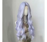 Shein Peluca ondulada y rizada de 26 pulgadas, con detalle de encaje frontal de 4"X1", estilo para mujer - Fibra sintética resistente al calor, apariencia n