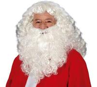 Shein Peluca y Barba de Papá Noel para Disfraces Navideños, Personajes Festivos, Complemento para Santa Claus en Celebraciones de Navidad, Accesorio Infanti