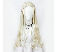 Shein Pelucas largas sintéticas de 30 pulgadas con ondas de dragón de la madre para Halloween, fiestas de cosplay para mujeres de Daenerys Targaryen