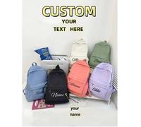 Shein Personaliza tu propia mochila con un nombre personalizado o saludos festivos. Crea tu propia mochila. Esta nueva mochila para la temporada de regreso