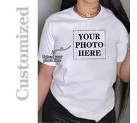 Shein ¡Personalizado solo para ti! Camiseta con texto "Buenos días" para momentos dulces de todos los días. ¡Compañero de aventuras personalizado! Camiseta