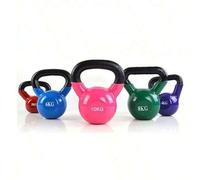 Shein Pesa rusa sólida para uso doméstico, equipo de fitness, pesas de 4/6/8 kg, material PE, equipo de entrenamiento de abdominales suave con autoinmersión