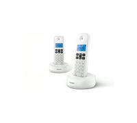 Shein Philips D1612W - 2 Teléfonos Fijo Inalámbrico Duo, Retroiluminación, HQ-Sound, Agenda 50 números, Consumo reducido Eco, Identificador de Llamadas, Alc