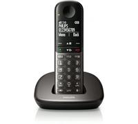 Shein Philips XL4901DS/34 - Teléfono Inalámbrico Fijo, Pantalla LCD 1.9", Retroiluminación Blanca, Identificación de Llamada, Manos Libres, Altavoz Integrad