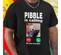 Shein PIBBLE is calling do you accept Camiseta para hombre moda casual divertida diseño único cómoda ideal para jóvenes regalo especial oferta compra ahora