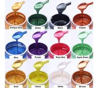 Shein Pigmentos de pasta metálica de resina para resina epóxica y UV - Frasco individual, polvo de mica de alta concentración para colado y recubrimiento, c