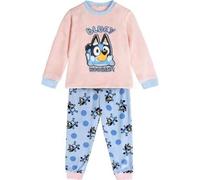Shein Pijama Largo Bluey Para Niños y Niñas - Conjunto Infantil de Invierno con Camiseta de Manga Larga y Pantalón, Tejido Cálido, Suave y Transpirable - Ro