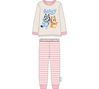 Shein Pijama Largo Bluey Para Niños y Niñas - Conjunto Infantil de Invierno con Camiseta de Manga Larga y Pantalón, Tejido Cálido, Suave y Transpirable - Ro