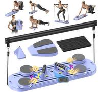 Shein Pilates Board, Pilates Reformer Set, 12-in-1 Pilates Boards für das Training zu Hause, tragbar, faltbar, Pilates Trainingsgerät, Pilates Reformer Boar